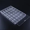 Clear Acrylic plexiglass model car display box rack jewelry display box