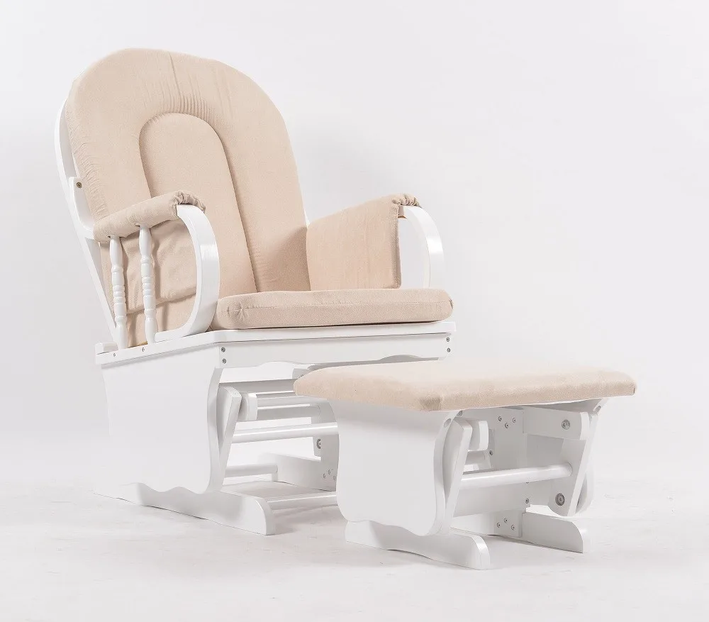 supremo bambino nursing glider chair and footstool