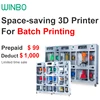 Winbo Vertical 9 Unit 3D Printer Print Size:255*205*205 mm * 9 Unit , Most Practical 3D Printer for sale