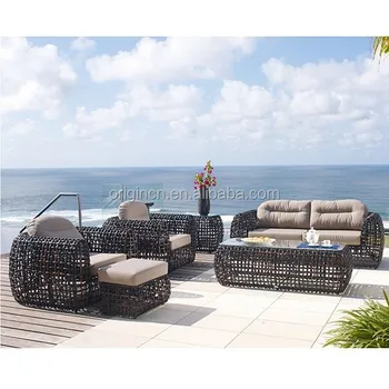 Thick Rattan Artistic Garden Sofa Set With Loveseat And Lounge Ottoman Home Trends Patio Furniture Buy Home Trends Patio Furniture Sofa Set Garden Sofa Product On Alibaba Com