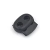 two hole press style adjustable string plastic spring stopper for clothes