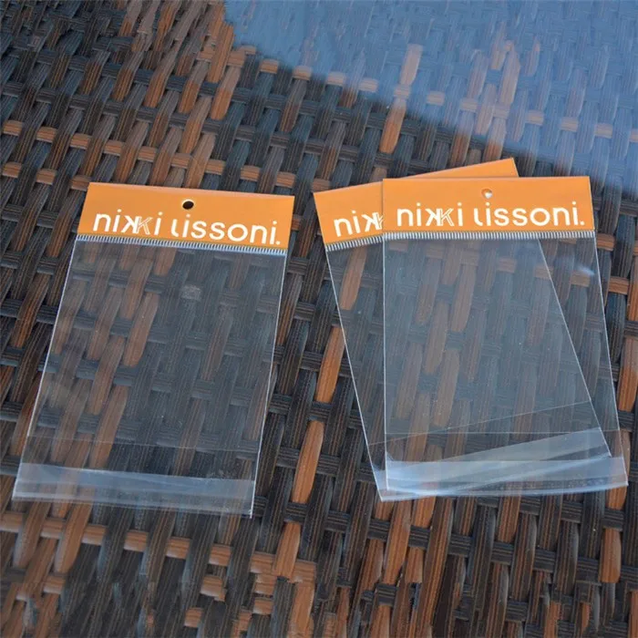 Sachet Plastique High Quality Opp Plastic Bag Printed Opp Bag With