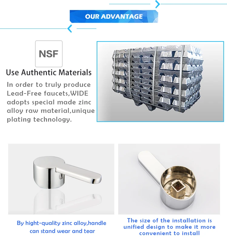 Cheap zinc taps handle, taps accessories for wholesale