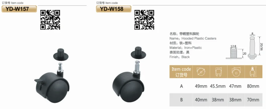 40/49mm Ruedas De Goma Para Sillas De Oficina Silla De Plástico ... 40/49mm Ruedas De Goma Para Sillas De Oficina Silla De Plástico ...