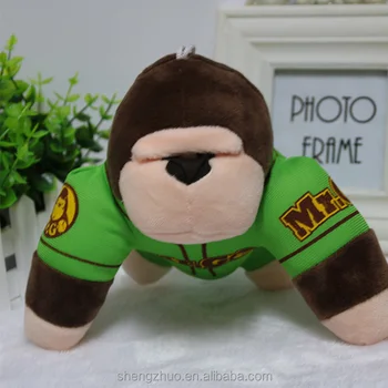 plush monkey keychain