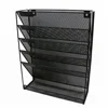 Wideny office supply 6 tier pocket metal wire mesh wall mount document letter tray organizer