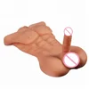 Male Sex Doll Torso with Penis for Woman Masturbation or Man Body with Dildo to Girl