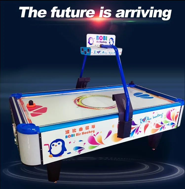 Indoor Coin Operated Bobbi Air Hockey Game Machine Buy Hockey Game