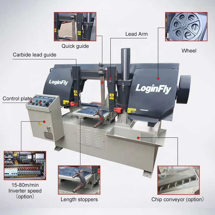 Ce Horizontal Automatic Metal Band Saw Cutting Machine Buy Metal Band