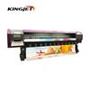 Kingjet digital konica 1024i large format vinyl poster sticker flex banner solvent printer printing machine