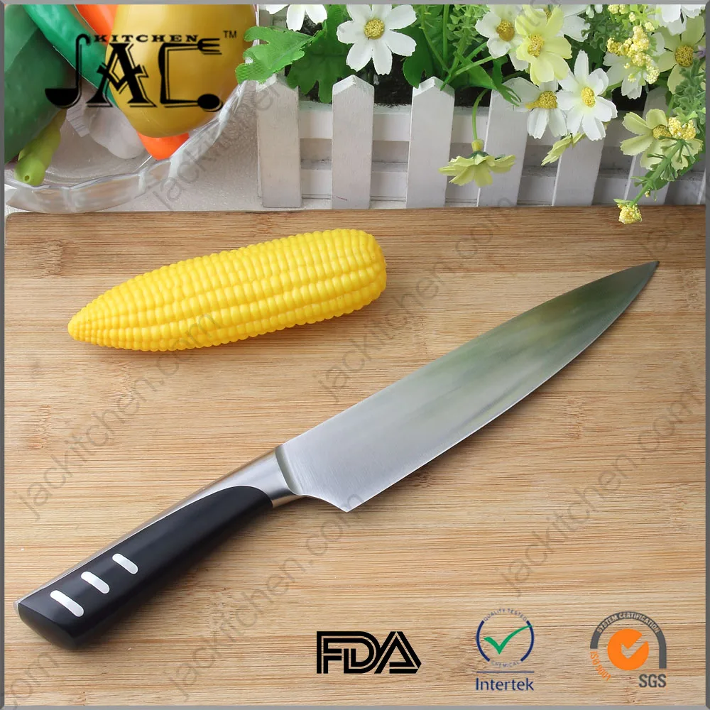 Amazon Hot Selling Yangjiang 8 Inch ABS Handle Stainless Steel Super Chef Knife