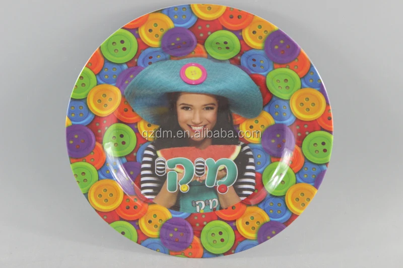 Kid's Melamine Round Plate Food grade