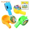 Hot selling items funny cartoon plastic candy whistle toy