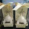 2017 new design elegant bridal shower Wedding favor Cinderella Carriage Candle