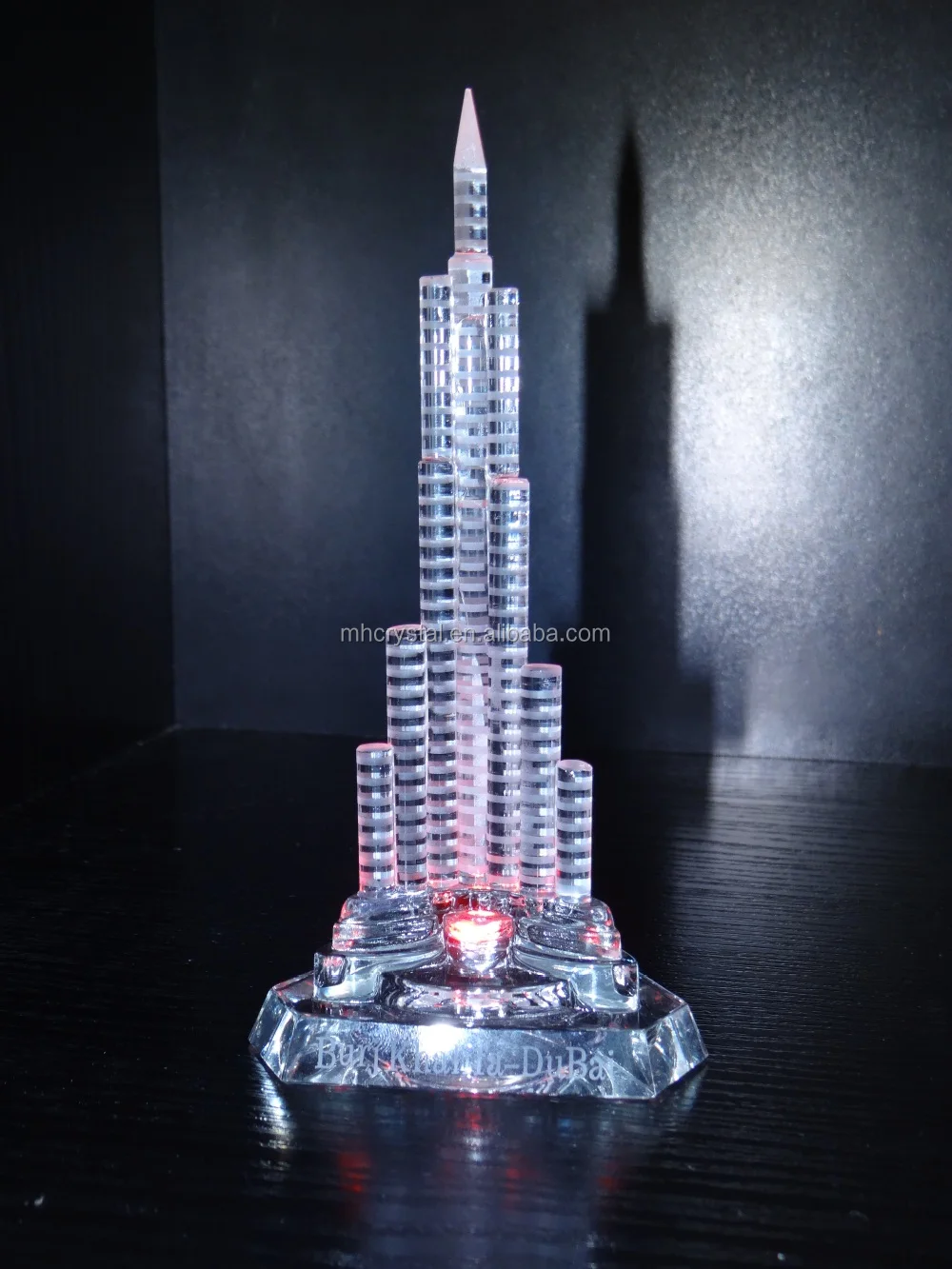 Crystal Dubai Burj Khalifa Tower Souvenir Mh-g0389 - Buy Dubai Tower ...