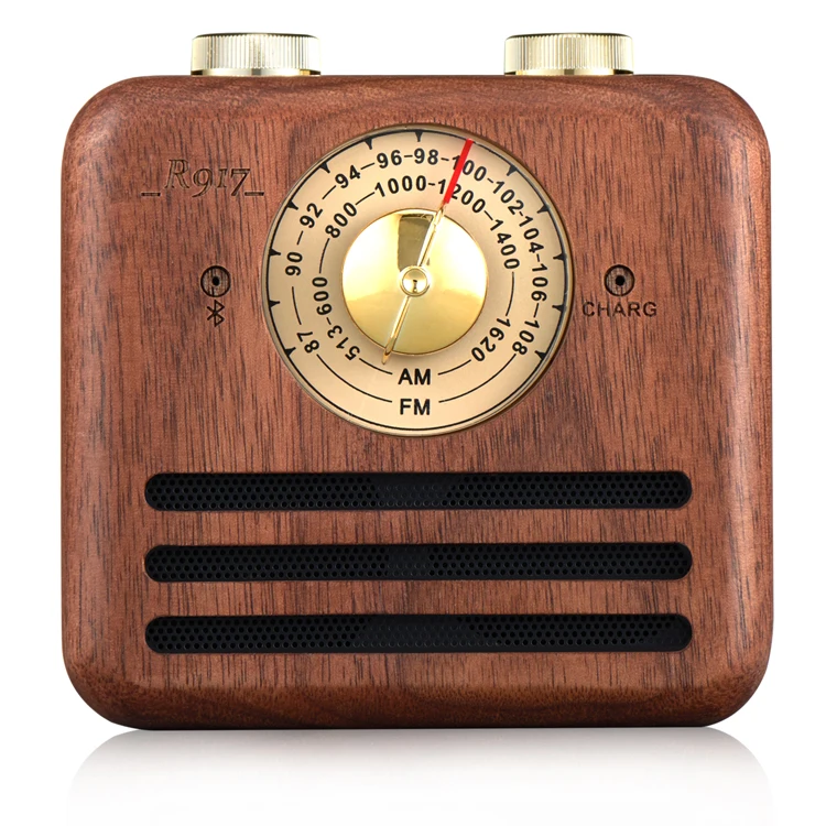 real wood portable home radio with Blue tooth speaker AM FM