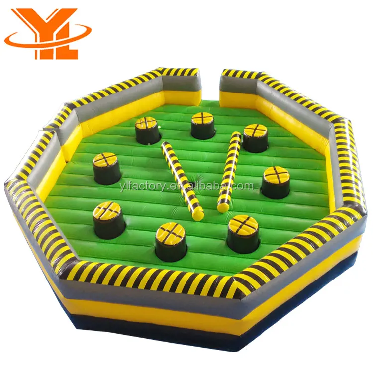 inflatable gladiator game