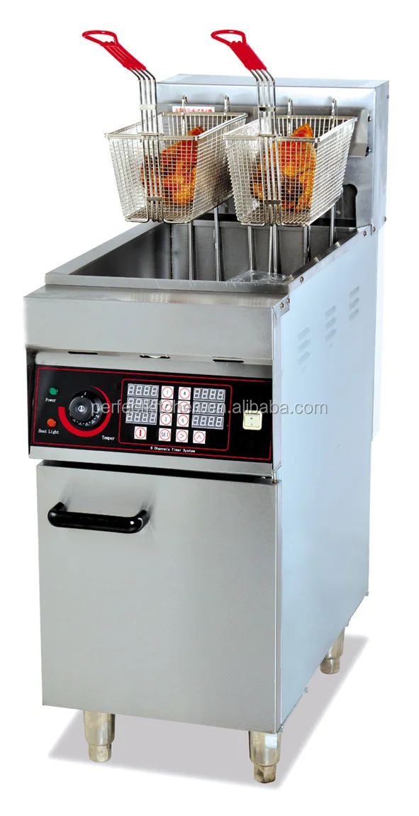 Thermostat Control Double Industrial 2 Tank 4 Basket Electric Deep Fryer With Timers Buy