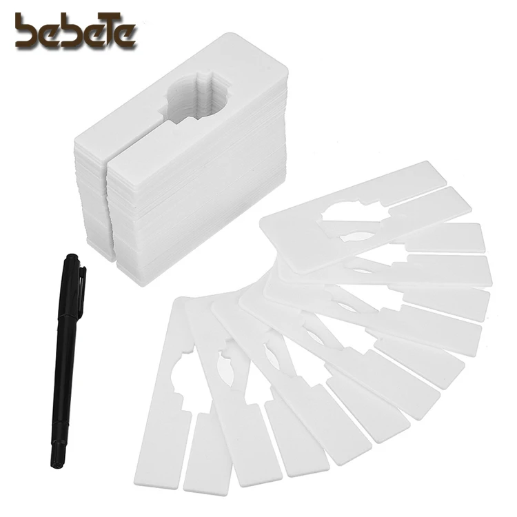 Blank Rectangular Rod Size Dividers For Clothing Racks And Closets 2