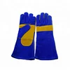 Royal Blue Cowhide Leather welding gloves leather work gloves
