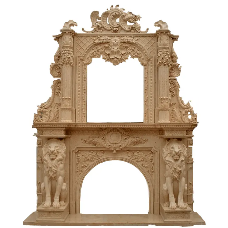 marble fireplace mantel
