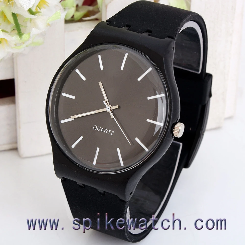 unisex fashion silicone rubber sport watches