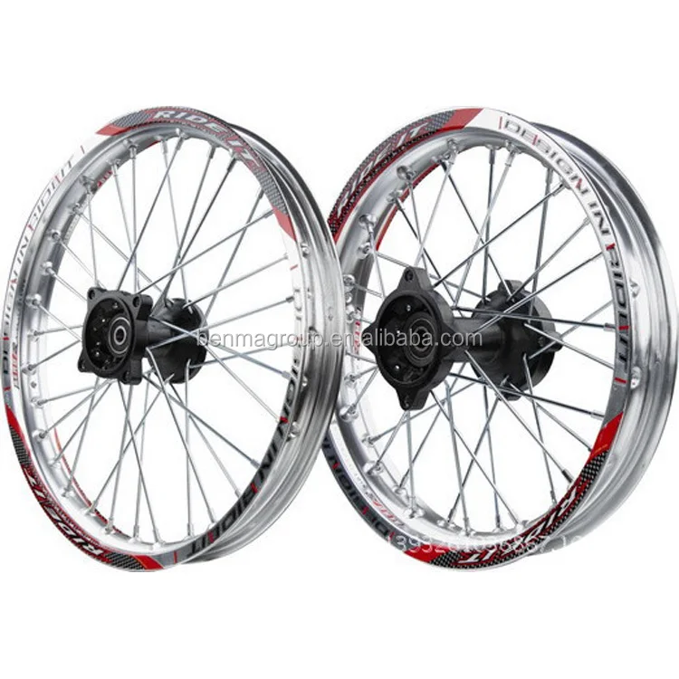 Wholesale Dirt Bike Wheel Set,Motorcycle Front And Rear Wheel,With