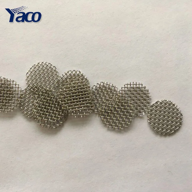 Free Samples 304 Stainless Steel Tobacco Pipe Screens 3/4'' 15mm Brass
