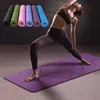 Eco Friendly Full Printing Private Label Single Layer Sport TPE Yoga Mat With Body Line