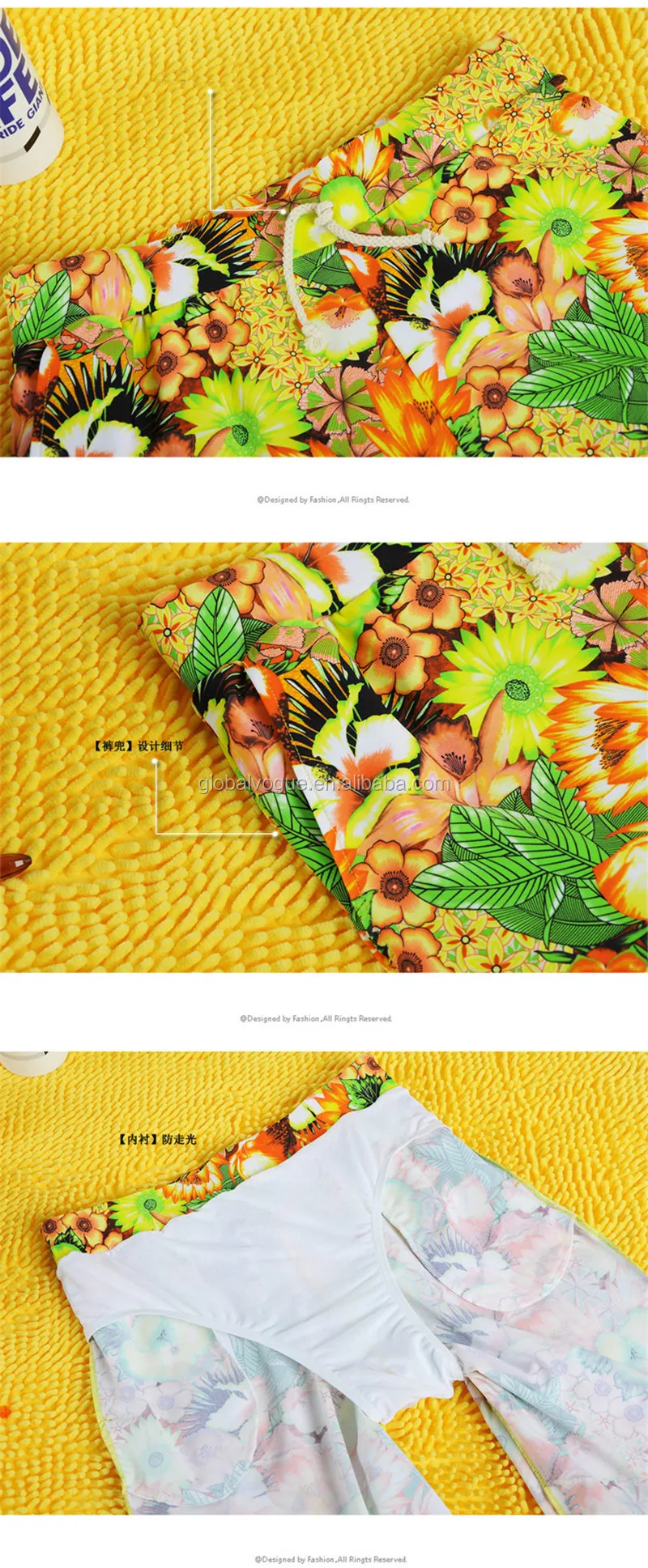 Sexy Fashion Couple Beachwear Beach Summer Bikini Threepiece Couple