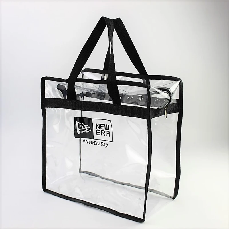 High Quality Custom Clear Vinyl Transparent Pvc Gusset Bag Plastic Tote ...