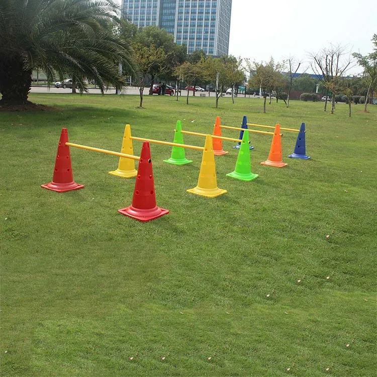 30cm Marker Cones / 12 Holes / Agility Poles Custom Agility Training Hurdle Set