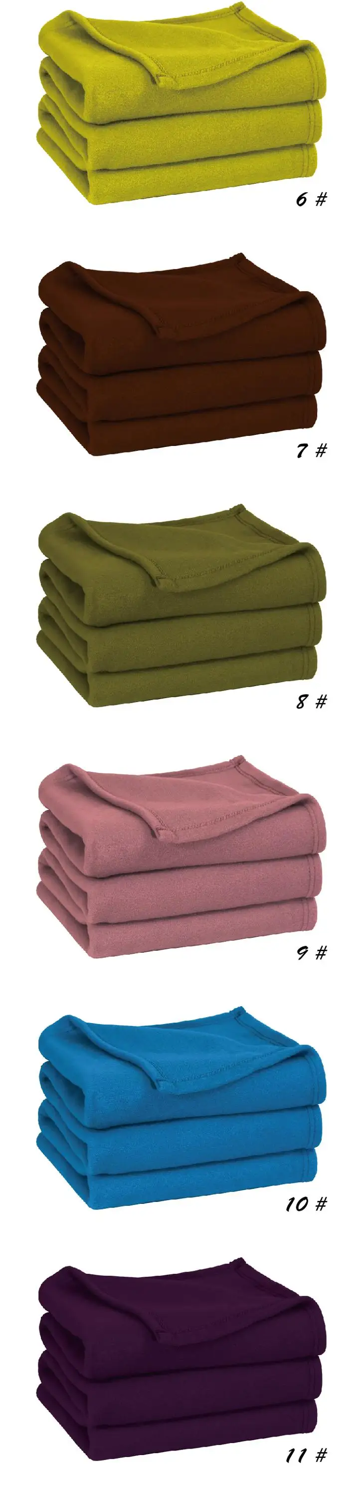 Polar-fleece Thermal Blanket Extra Soft Brush Fabric Super Warm Bed