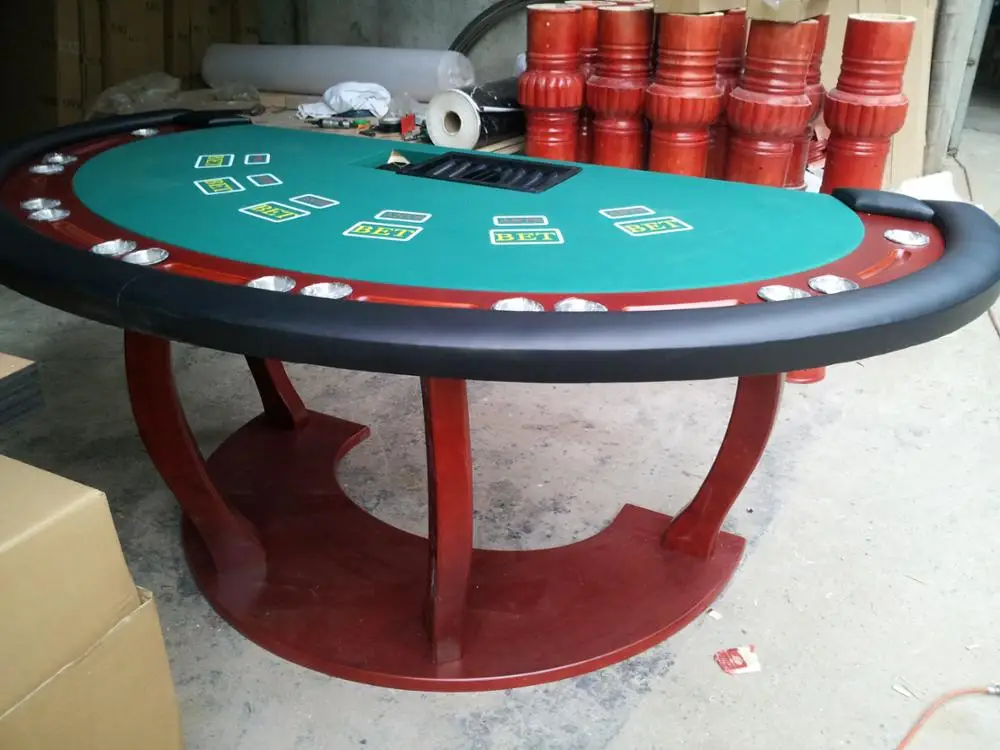 Half Round Blackjack Casino Craps Table With Chip Tray And Haf Round Wooden  Leg - Buy Blackjack Casino Craps Table,Half Round Casino Table,Blackjack  Table Product on Alibaba.com