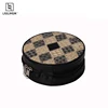 2018 Retro Waterproof Zippered Leather CD Case