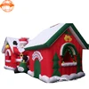 New design large funny inflatable facet tent / christmas house inflatable for party