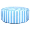 Fancy Living Room Sitting Round Stripe Printed Bean Bag Chair