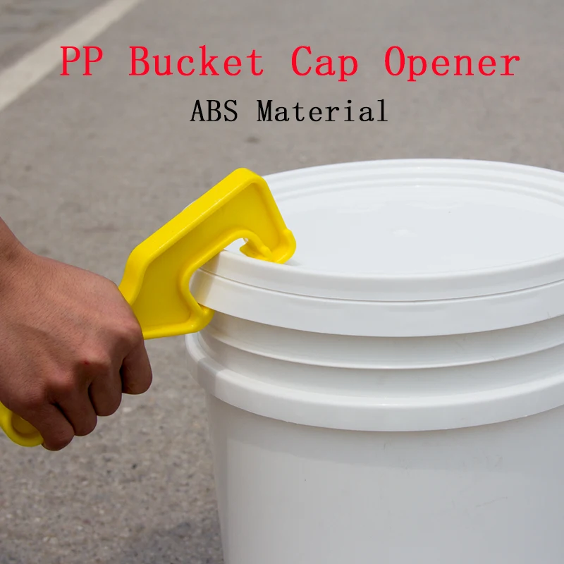 1pc 5 Gallon Abs Plastic Bucket Pail Paint Barrel Lid Opener High
