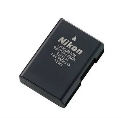 Nikon EN-EL14 (ENEL14) Genuine Battery for Nikon digital cameras Batteries and Chargers (dropship wholesales)