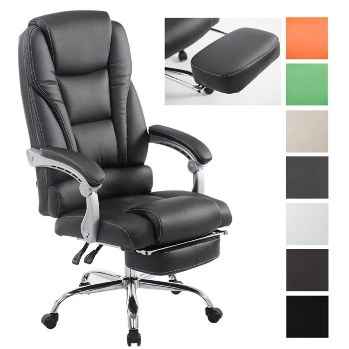 Pu Leather 180 Degree Adjustable Reclining Office Chair Comfortable