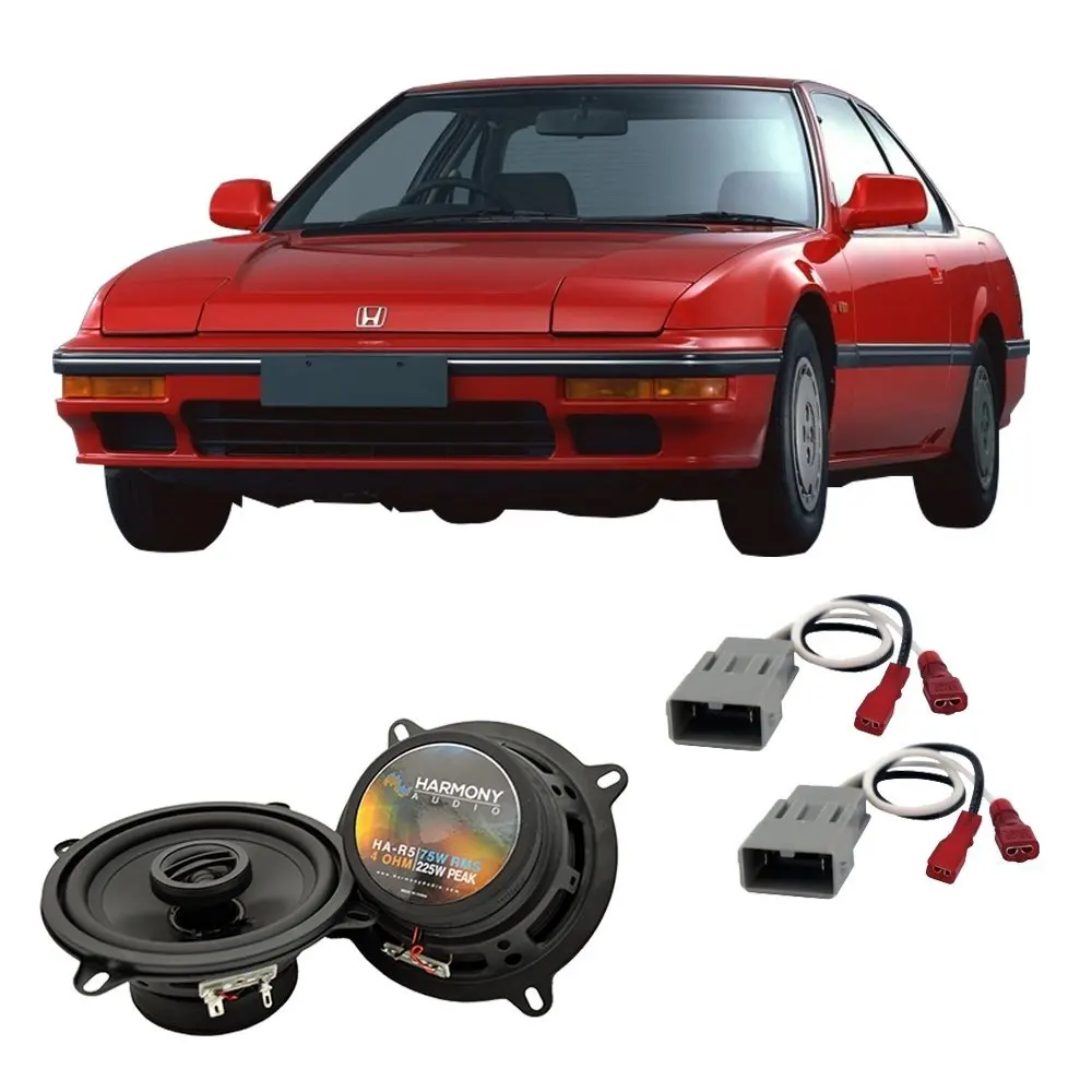 Get Quotations · Fits Honda Prelude 1986-1987 Front Door Factory Replacement Harmony HA-R5 Speakers New