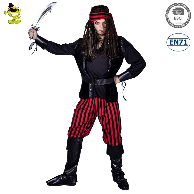 Halloween Amazing Popular Black Pirate Costume Party Cosplay Pirate Costume For Men Buy L 7129