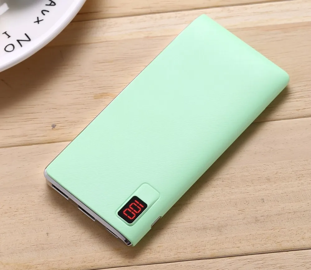 High Capacity Mini Size Led Display Polymer Battery 10000 Mah Portable Power Bank - ANKUX.COM