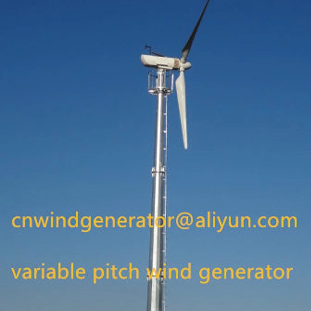 Wind Power 30kw Electric Pitch Control Wind Turbine 30kw With 14m Rotor