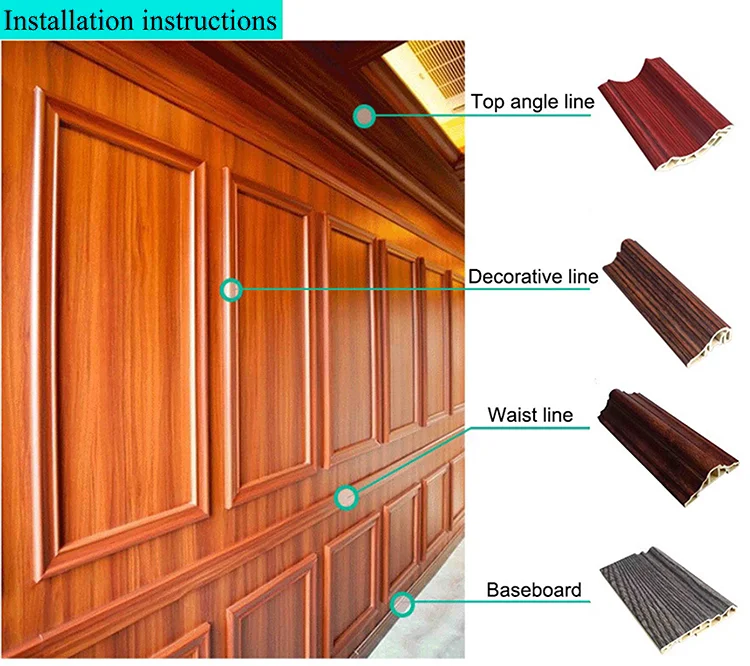 Wood Plastic Composite Skirting Boards - Durable & Stylish