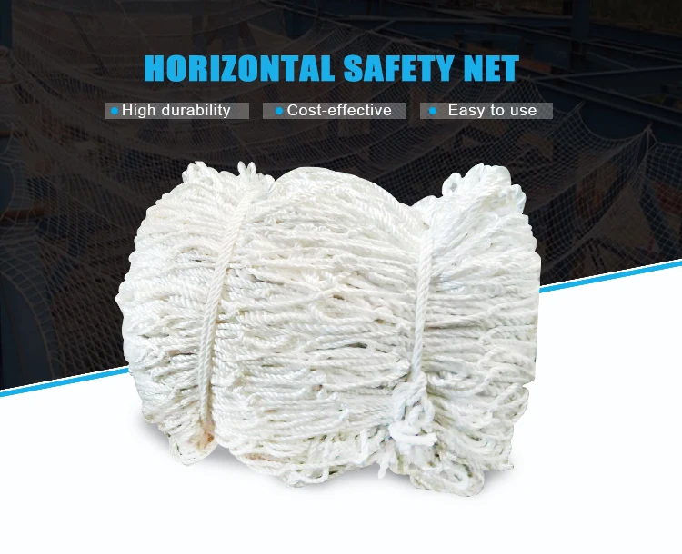 High Quality White Nylon Horizo<em></em>ntal Safety Net