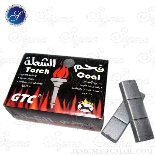Factory Directly Natural Torch Coal Bamboo Hookah Shisha Charcoal