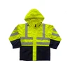 High Visibility Waterproof Light Reversible Work Construction Safety Reflective Jacket