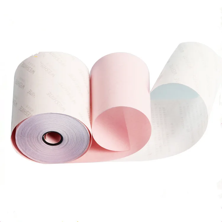 Chinese Supplier NCR Carbonless Paper Papers Roll Cash Reister Paper 60gsm