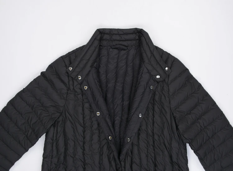 Reliable and good  latest design long women feather down winter coats